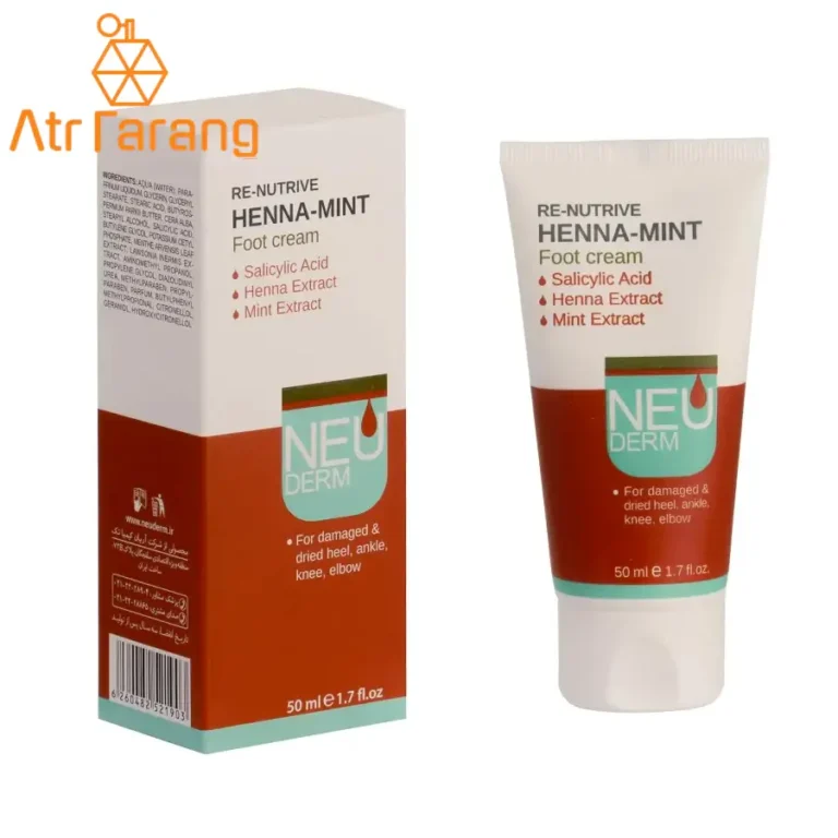 کرم ترک پا نئودرم مدل Henna mint حجم 50ml