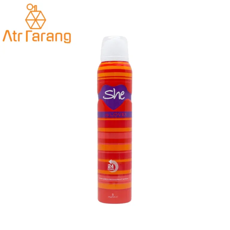 اسپری بدن نارنجی شی مدل Love